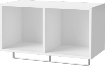 Case 1 x 2 Shelf Module w. Hanger Rail – 35 cm by Bolia - view 2