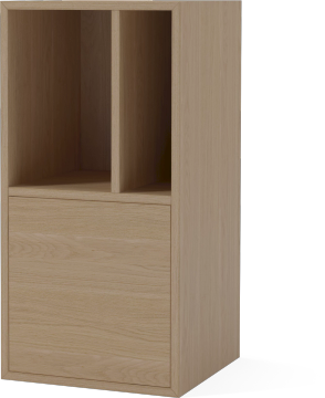 Case 2 x 1 Shelf Module w. Open Front and Drawer – 35 cm by Bolia - view 2