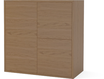 Case 2 x 2 Shelf Module w. Wooden Door and Drawers – 35 cm by Bolia - view 2