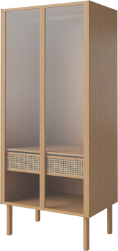 Cana Wardrobe w. glass doors by Bolia - view 2