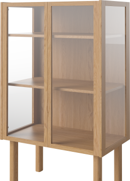 Cana glass highboard - 2 doors by Bolia - view 2