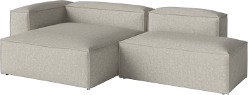 Cosima 2 Modules depth 100 cm w. large chaise longue – left – and open end – right by Bolia - view 2