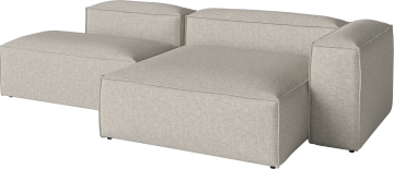 Cosima 2 Modules depth 100 cm w. large chaise longue – right – and open end – left by Bolia - view 2