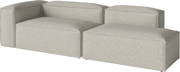 Cosima 2 Modules depth 100 cm w. large corner module – left – and open end – right by Bolia - view 2