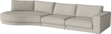 Noora 3 Modules w. open end rounded large – left by Bolia - view 2