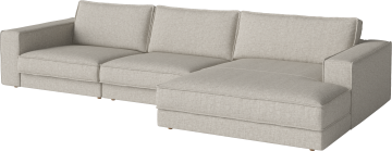 Noora 3 modules with grand chaise longue 370 x 190/127 cm - right by Bolia - view 2