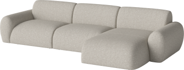 Núvol 3 Modules with small corner and chaise longue - right by Bolia - view 2