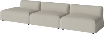 Arke garden sofa 3 modules with open end 360 x 95 cm - left by Bolia - view 2