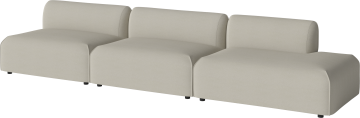 Arke garden sofa 3 modules with open end 360 x 95 cm - right by Bolia - view 2
