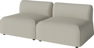 Arke garden sofa 2 modules 180 x 95 cm by Bolia - view 2