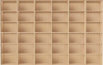 Silent wall module with lights combination 12 by Bolia