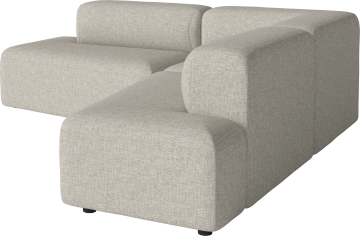 Angle 3 Modules w. chaise longue by Bolia - view 2