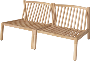 Patio garden sofa 2 modules by Bolia - view 2