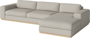 Sepia 4 seater sofa with chaise longue right by Bolia - view 2