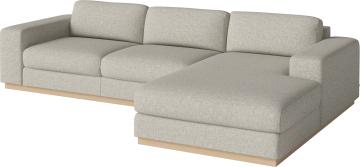 Sepia 3 seater sofa with chaise longue right by Bolia - view 2