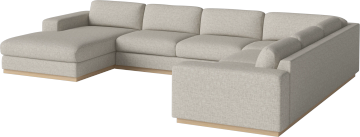 Sepia 7 seater cornersofa w. chaise longue left by Bolia - view 2