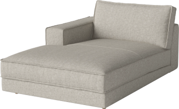 Noora Module - chaise longue left - 125 x 190/107 cm by Bolia - view 2