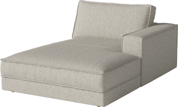 Noora Module - chaise longue right - 125 x 190/107 cm by Bolia - view 2