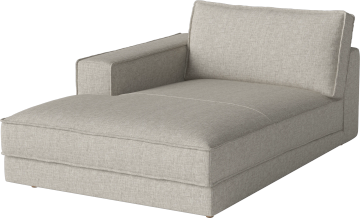 Noora Module - chaise longue left - 125 x 190/127 cm by Bolia - view 2