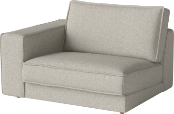 Noora Corner Module w. armrest - left 125 x 107 cm by Bolia - view 2