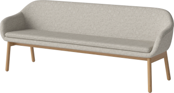 Dine 3 seater Dining Sofa by Bolia - view 2
