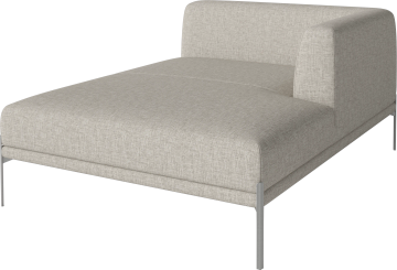 Caisa chaise longue - right by Bolia - view 2