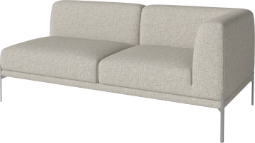 Caisa 2 seater end module - right by Bolia - view 2