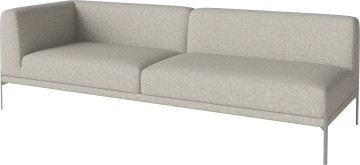 Caisa 3 seater end module arm left by Bolia - view 2