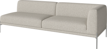 Caisa 3 seater end module arm right by Bolia - view 2