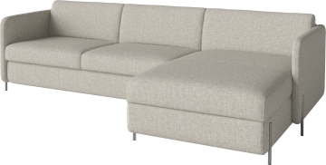 Pilou Sofa Bed 2,5 seater w. chaise longue and storage - right by Bolia - view 2