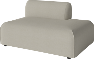 Arke garden sofa module with open end 130 x 95 cm - right by Bolia - view 2