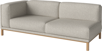 Cosy 3 seater module with armrest - left by Bolia - view 2