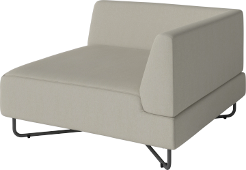 Orlando O2 garden sofa corner module - right by Bolia - view 2
