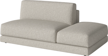 Avelou Module w. open end pouf - right by Bolia - view 2