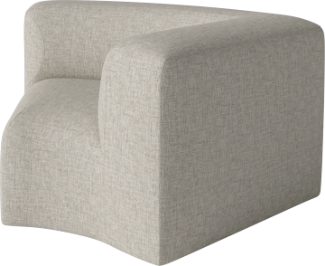 Angle Curved Large Corner Module 45 - right by Bolia - view 2