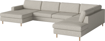 Scandinavia Corner Sofa 6 seater w. chaise longue - left - OE - right by Bolia - view 2