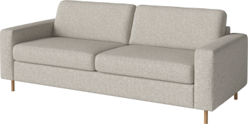 Scandinavia Sofa Bed 3 seater w. integrated wheels by Bolia - view 2