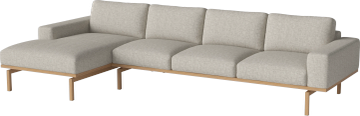 Elton Sofa 4 seater w. chaise longue - left by Bolia - view 2