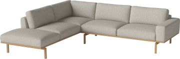 Elton Corner Sofa 6 seater w. open end - left by Bolia - view 2