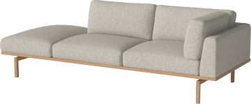 Elton Sofa 2,5 seater w. open end - left by Bolia - view 2