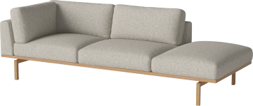 Elton Sofa 2,5 seater w. open end - right by Bolia - view 2