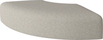 Angle Curved Pouf 90 by Bolia - view 2