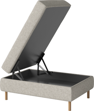 Scandinavia Pouf 100 x 70 cm w. storage by Bolia - view 2
