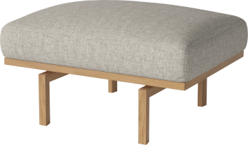 Elton Pouf 90 x 70 cm by Bolia - view 2