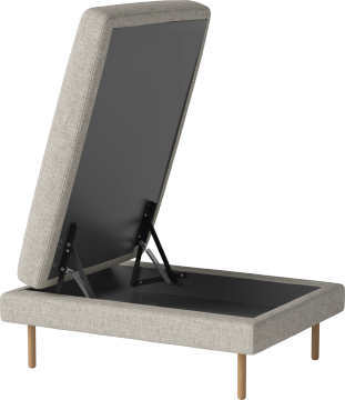 Scandinavia Remix Pouf 103 x 74 cm w. storage by Bolia - view 2