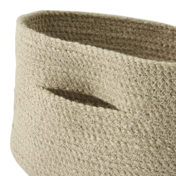 Ribbed Basket 23 x 16 x H12 cm by Bolia - view 2