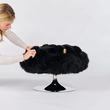 Pouf ours noir by APcollection srl - view 3