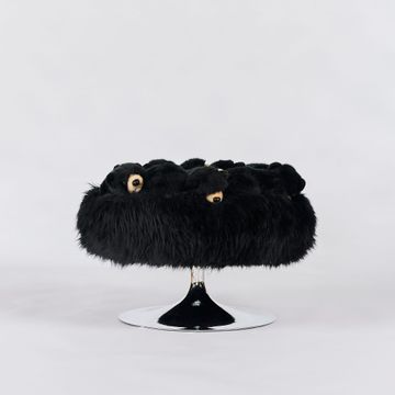 Pouf ours noir by APcollection srl - view 2