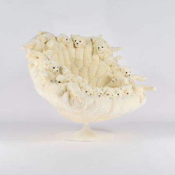 White Cubs Chair by APcollection srl - view 2