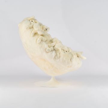White Cubs Chair by APcollection srl - view 3
